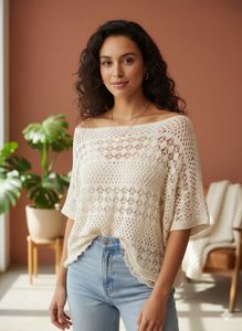 knitted lace top