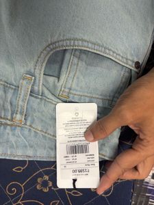 Light Blue Baggy Jeans 6 Pocket
