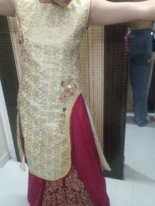 Kurta With Skirt Set