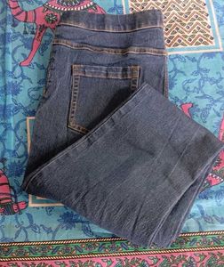 Dark Blue Denim Jeans