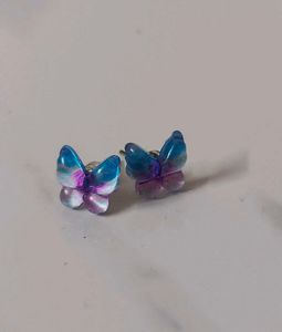 Butterfly Jewellery Set - Locket &amp; Earrings Combo