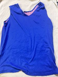 Heart Print Sleeveless Top
