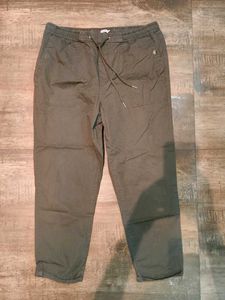 Olive Green Casual Pants