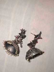 Bird Jhumka Earrings