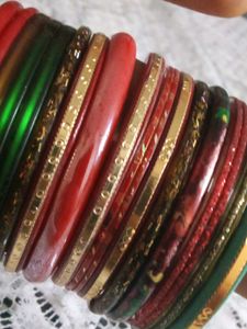 Colorful Indian Bangles - Set of Many