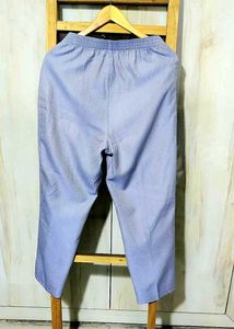 Levender Self Design Trousers wIst size-28-3
