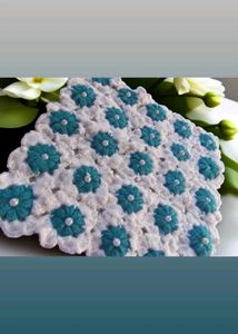 Crochet Flower Coaster