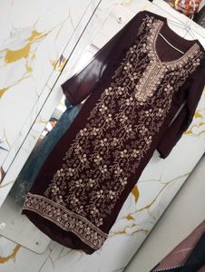 Elegant Embroidered Kurta Set