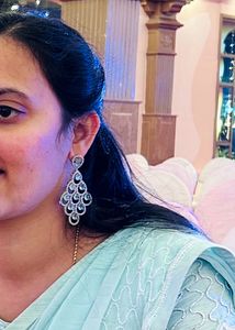 American Diamond Mint Earrings