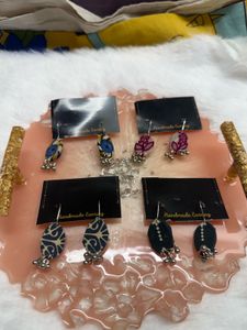 Handmade Fabric Earrings