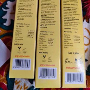 Myglamm Popxo Tinted Sunscreen Pack Of 3
