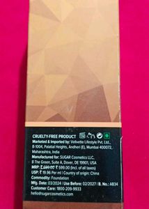 Sugar Matte Match Foundation - 47 Borgia