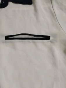 Off White Korean Shirt