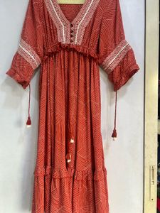 Zudio Flared Kurta Style Dress