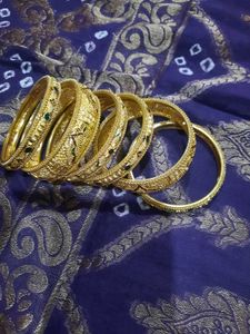 Gold Plated Bangle Set