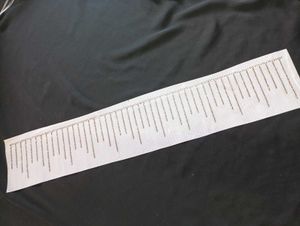 Hot fix stone border design