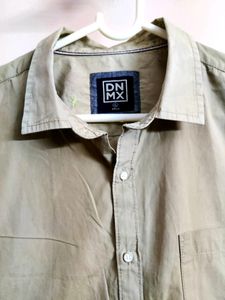 men&#39;s classic khaki colour shirt