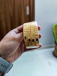 Gold Plated Bangles Set Of Four