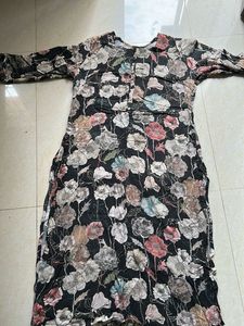 Floral Print STAIGHT FIT Kurta