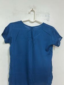 Blue Casual Top