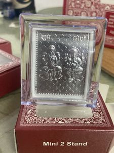 Lakshmi Ganesha Silver Plated Showpiece
