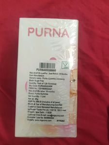Unopened Sealed Purna Biotin Gummies Hairway To Heaven Cranberry Flavour