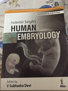 IB Singh’s textbook Of Embryology 11th Edition