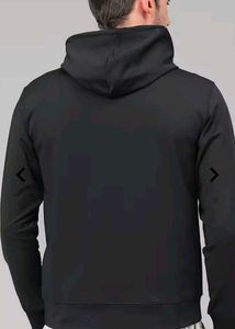 SHEIN Black Hoodie - Men&#39;s Casual Pullover