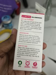 Plum Bulgarian Rose Hyaluronic Acid Serum