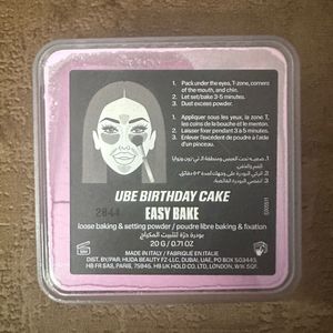 Huda Beauty Easy Bake Ube Birthday Cake