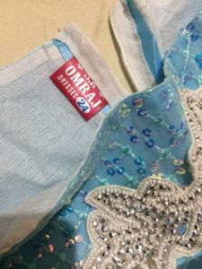 Blue Frock For A Baby Girl