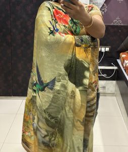 Floral Saree with Blouse
