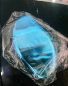 Silver Oval Mirror
