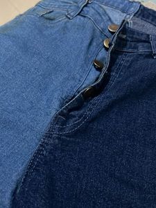 Dual Tone Denim Jeans