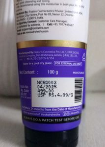 💜 DR. SHETH&#39;S OATS AND CERAMIDE MOISTURIZER 💜