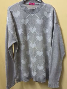 Heart Pattern Sweater