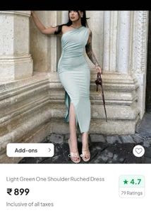 Elegant One-Shoulder Dress