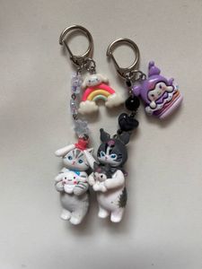 Mofusand Two Keychain Set 🖤