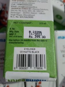 Mamaearth Soothing Waterproof Eyeliner 249/- EACH
