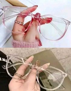 Stylish Pink and white Frame Glasses