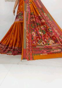 New Kantha Embroidery Saree with blouse piece