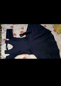 combo Cute Polka Dot Dress/ blue one piece