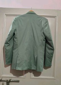 Celery Green Suit Pant With Waistcoat