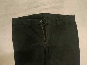 Men's Navy Blue Straight Leg Pants
