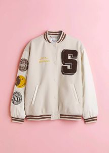 H&M x Smiley Varsity Jacket