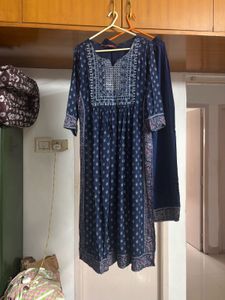 “Gulmohar Jaipur” Festive Navy 2piece Suit
