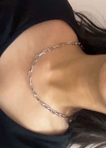 Silver Chain Link Necklace