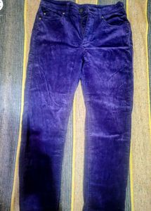 Purple Corduroy Pants