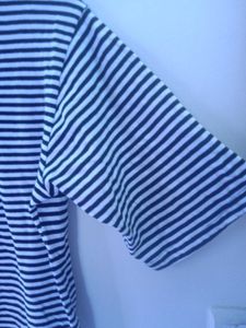 B/W striped oversized tShirt