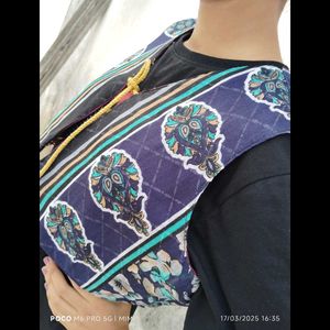 Embroidered Crop Vest